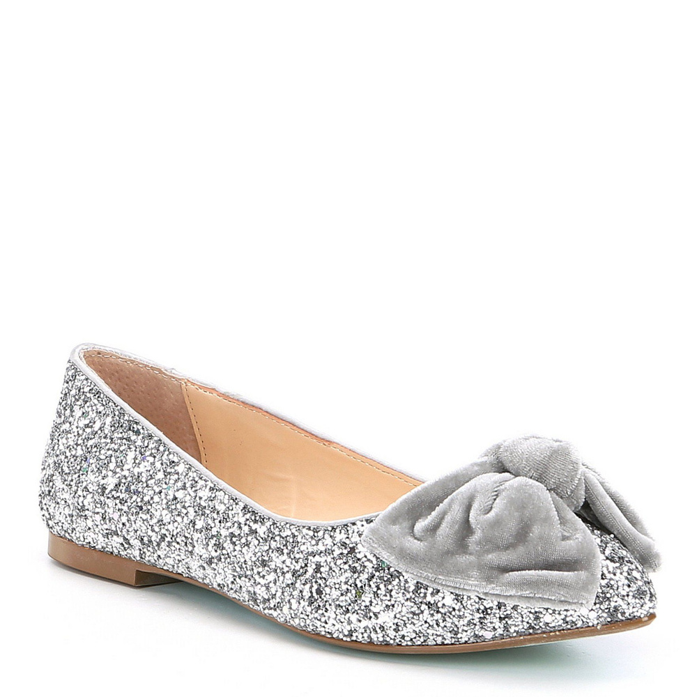 Betsey Johnson Glitter Ballet Flat - Picture 2 of 5